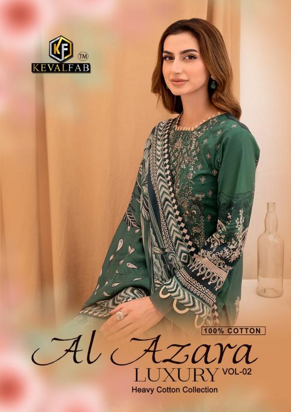 Keval Al Azara Luxury Vol 2 Heavy Cotton Dress Material Collection